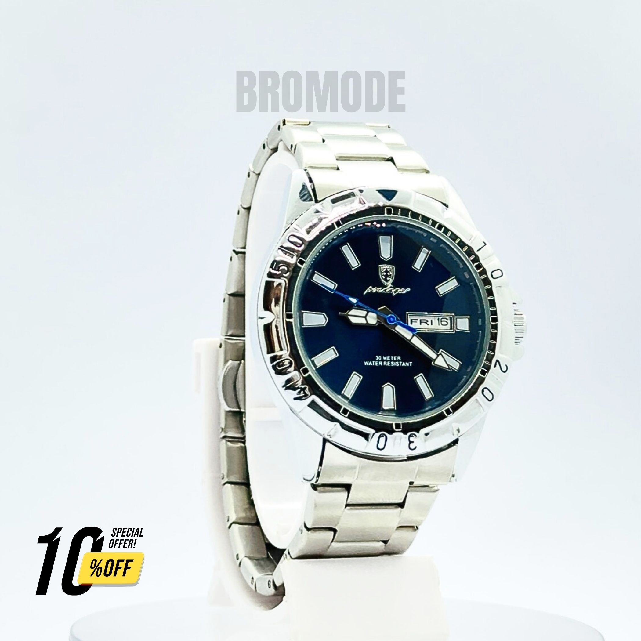 POEDAGAR 959 Stainless Steel Men's Watch