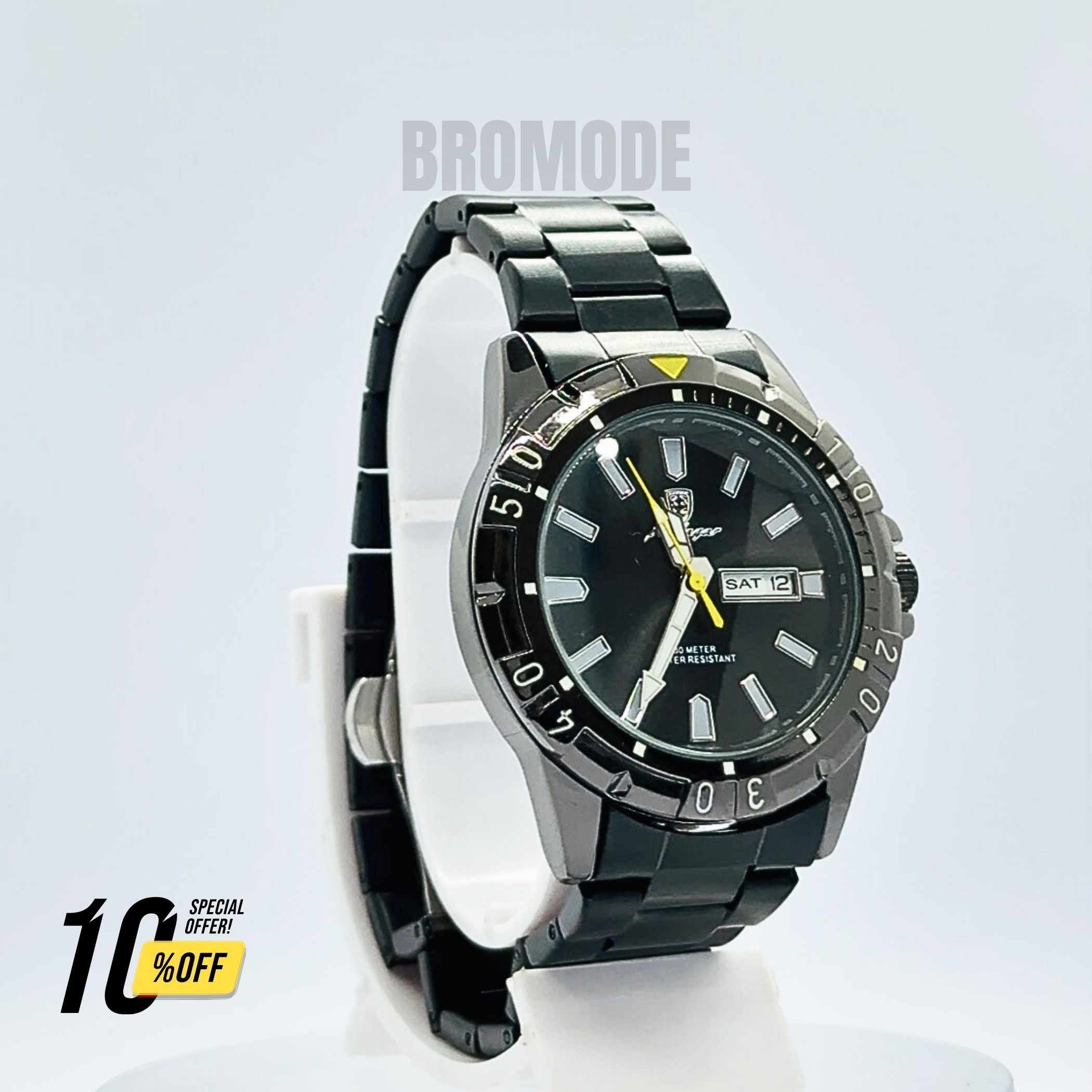 Poedagar 959 Black luxury Watch