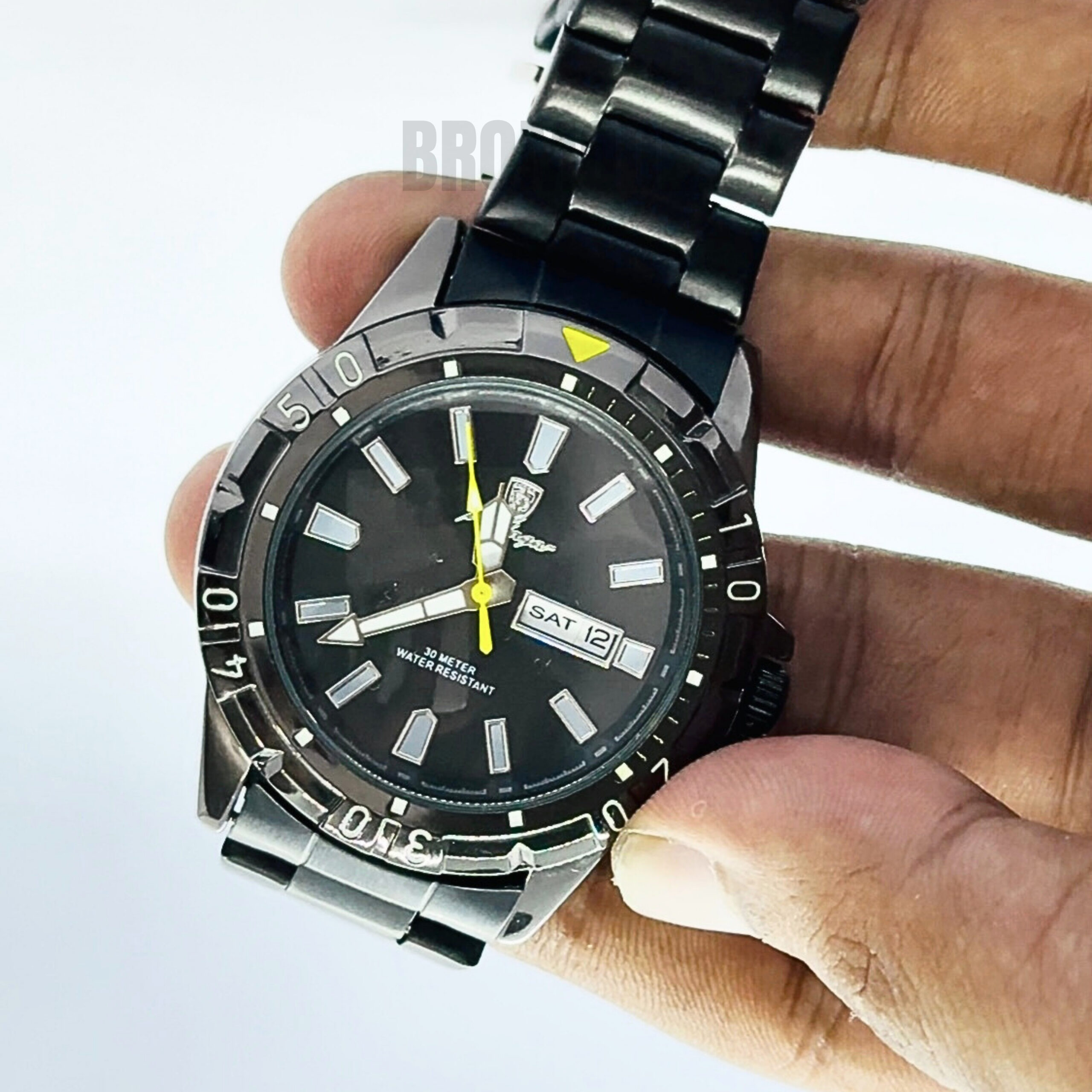 Poedagar 959 Black luxury Watch - Image 2